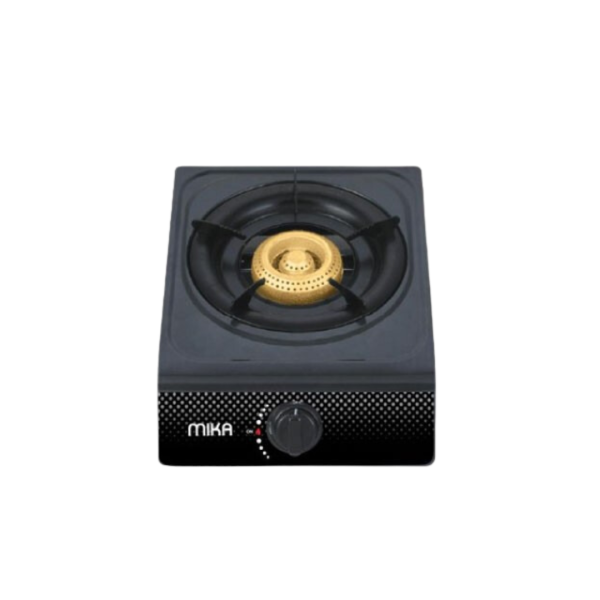 MIKA Gas Stove, Non-Stick, Single Burner, Grey