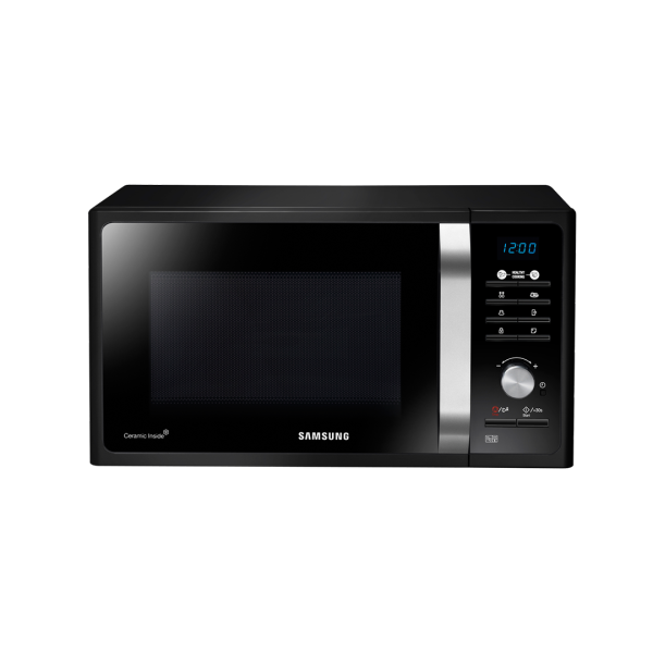 SAMSUNG Microwave Oven, 23L, Digital, Solo, Silver