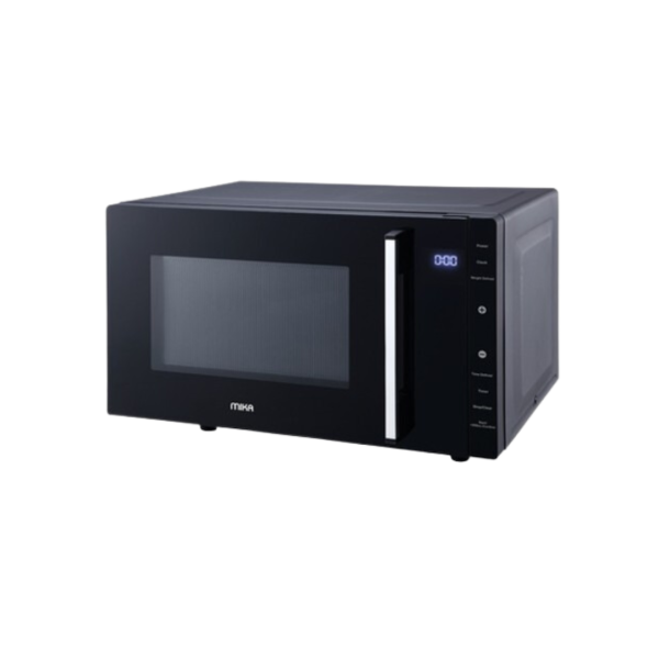 MIKA Microwave Oven, 23L, Digital, Solo, Black