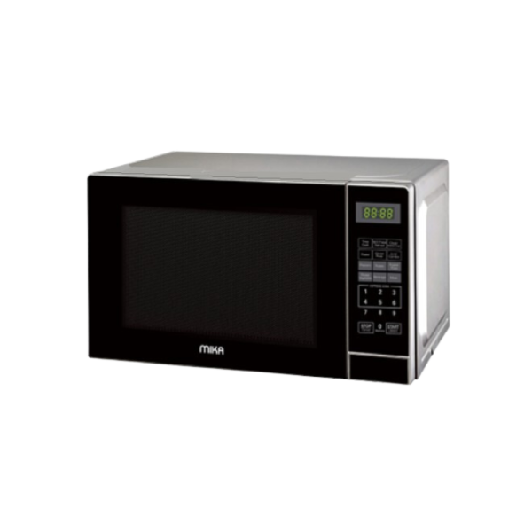 MIKA Microwave Oven, 20L, Digital, Solo, Silver