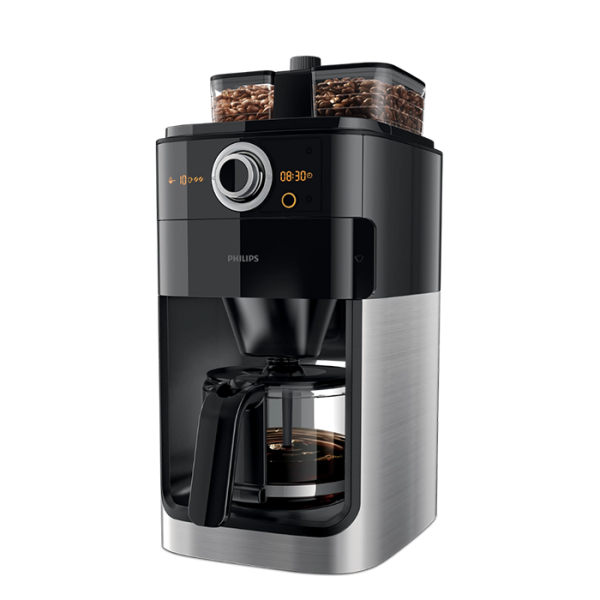 PHILIPS Coffee Maker, , Grind & Brew with Integrated Grinder