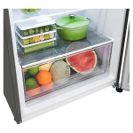 LG Fridge, 395L, 2 Door Top Mount Freezer No Frost (Frost Free), Silver