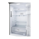 LG Fridge, 395L, 2 Door Top Mount Freezer No Frost (Frost Free), Silver