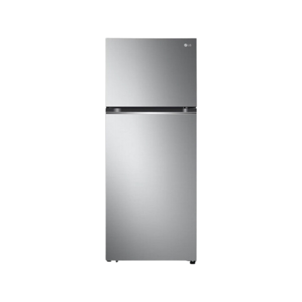 LG Fridge, 395L, 2 Door Top Mount Freezer No Frost (Frost Free), Silver