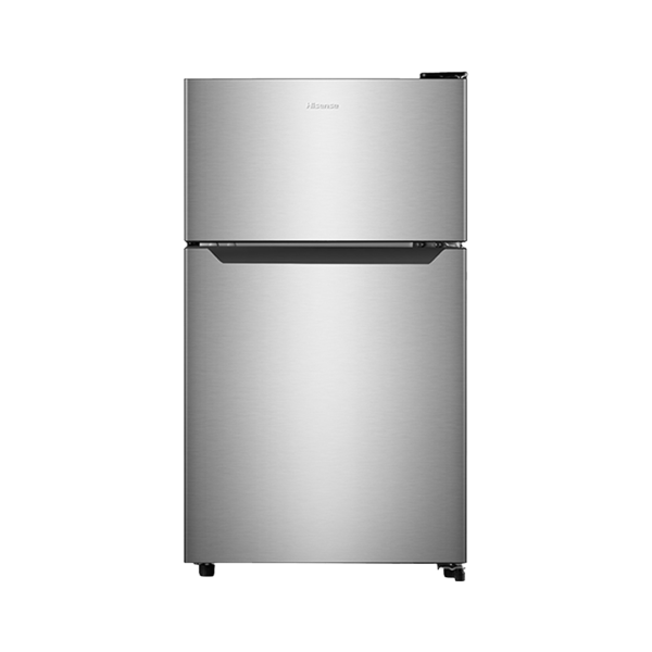 HISENSE Fridge, 92L, 2 Door Top Mount Freezer Defrost (Direct Cool)