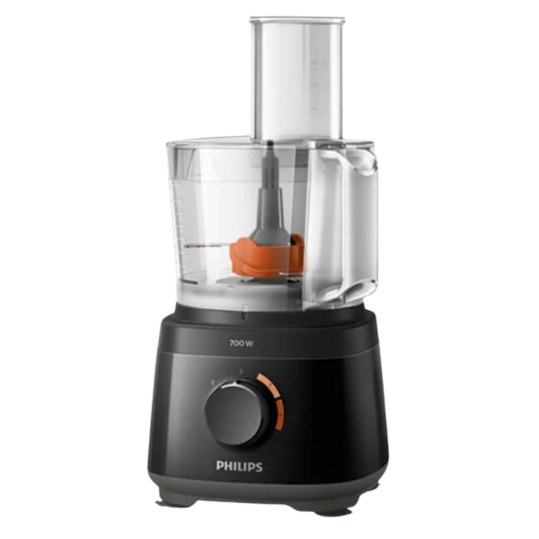 PHILIPS Food Processor, 2 in 1, Fast preparation with large feeding  tube for minimal  pre-cut.  Powerful