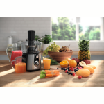 MOULINEX Juicer, 800W, Black & S.S