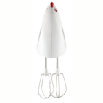 MOULINEX Hand Mixer, 200W, 5 Speed with Turbo, 2 Sets Of Whisks, White