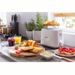 PHILIPS Toaster, 2 Slice, 760W, White