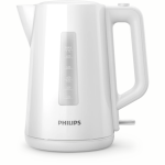 PHILIPS Kettle, Plastic,1.7L,  Cordless, White