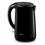 TEFAL Kettle, Plastic, 1.7L, Cordless, Black