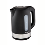 TEFAL Kettle, Plastic, 1.7L, Cordless, 2,400W, Black