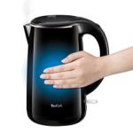 TEFAL Kettle, Plastic, 1.7L, Cordless, Black