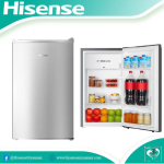 HISENSE Fridge, 92L, 2 Door Top Mount Freezer Defrost (Direct Cool)