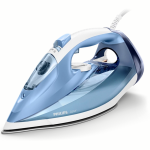 PHILIPS Steam Iron, Non-stick Soleplate, Blue & White