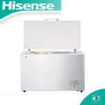 HISENSE Chest Freezer, 295L, Aluminium Inner, Silver