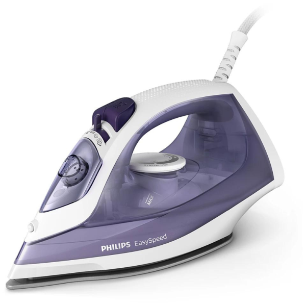 PHILIPS Steam Iron, Ceramic Soleplate, Purple