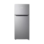 HISENSE Fridge, 206L, 2 Door Top Mount Freezer Defrost (Direct Cool), Silver