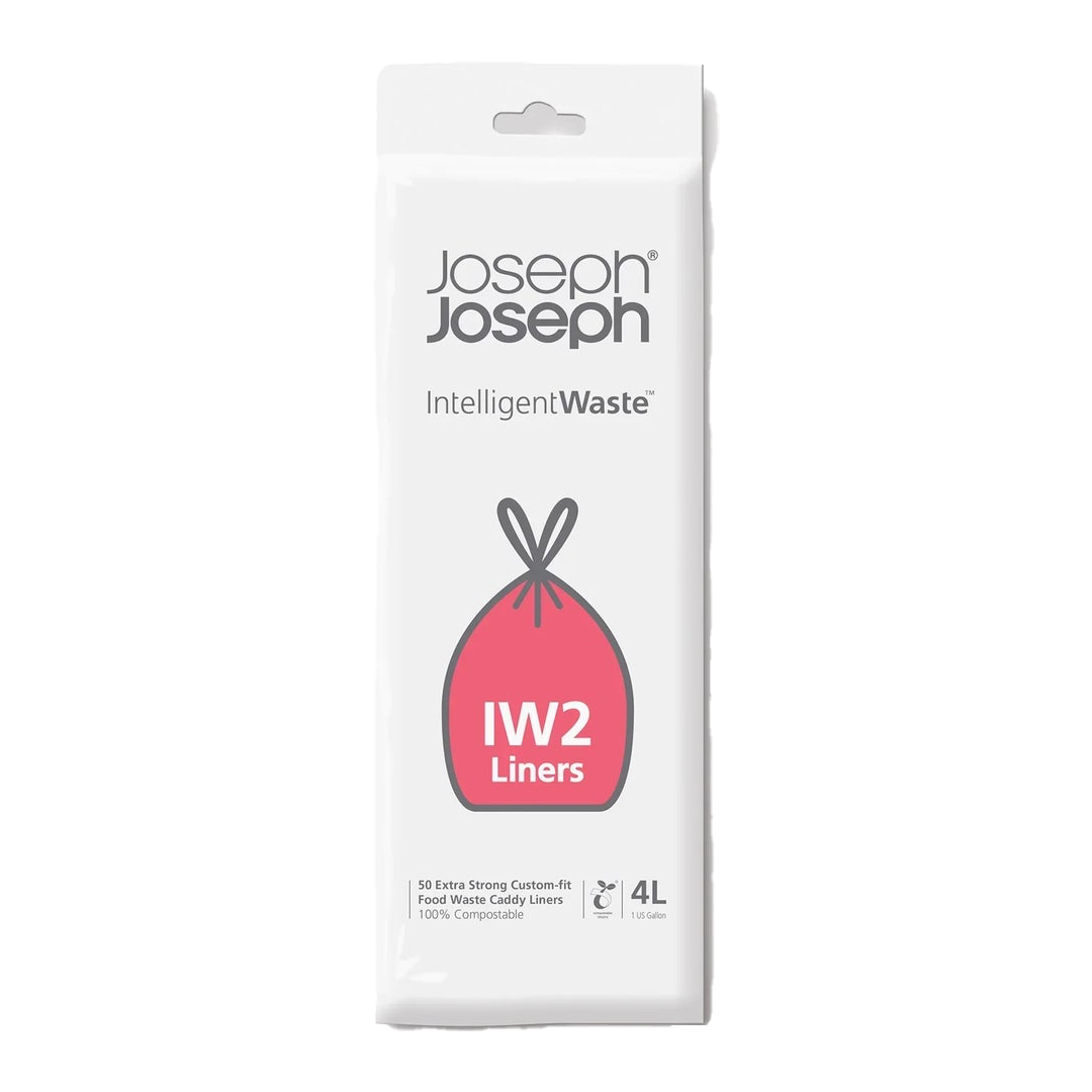 JOSEPH JOSEPH Iw2 4L Food Waste Liners 50 Pcs (White)