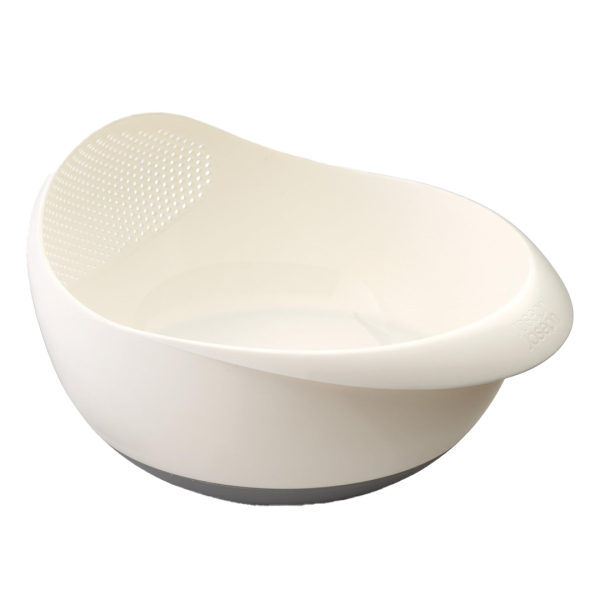 JOSEPH JOSEPH Prep & Serve Large White Multifuntional Bowl