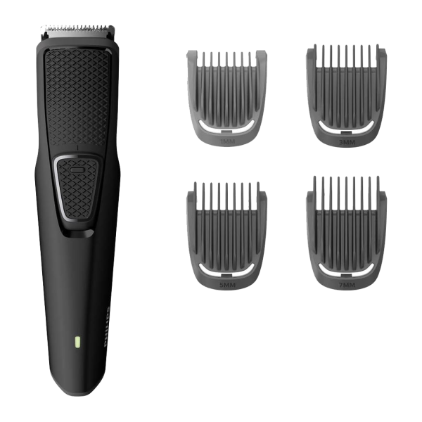 PHILIPS BEARD TRIMMER CLOSED BOX- Self sharpening stainless steel blades, 60 min cordless use/8h charge