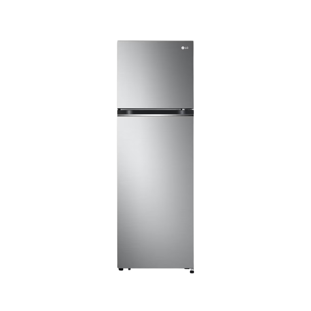 LG Fridge, 266L, 2 Door Top Mount Freezer No Frost (Frost Free), Silver