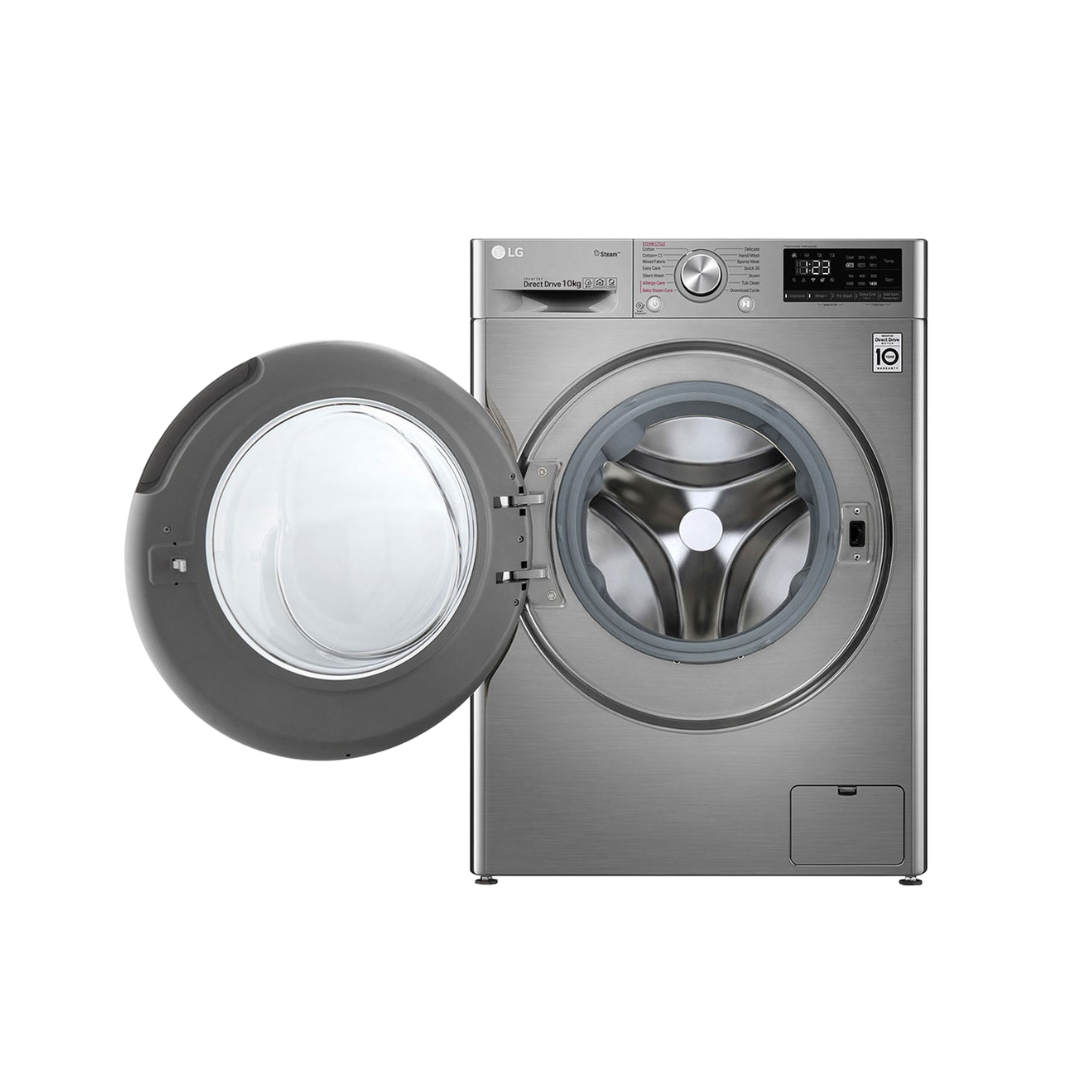 LG Washing Machine, 10.5/7Kg, Washer & Dryer Combo, Fully Automatic, Front Load, Silver