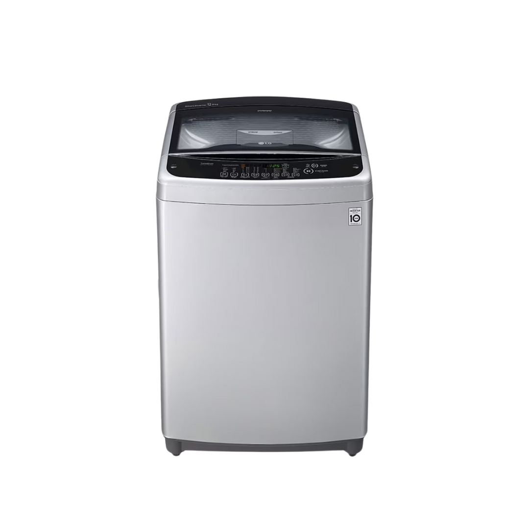 LG Washing Machine, 12Kg, Full Auto Front Load Wash Only, Silver