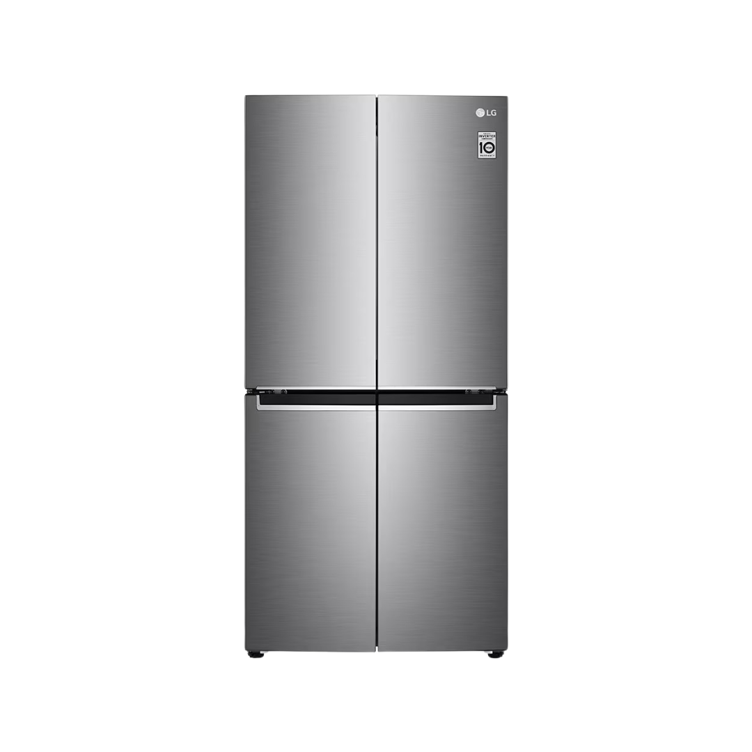 LG Fridge, 530L, 4 Door Bottom Mount Freezer No Frost, Silver