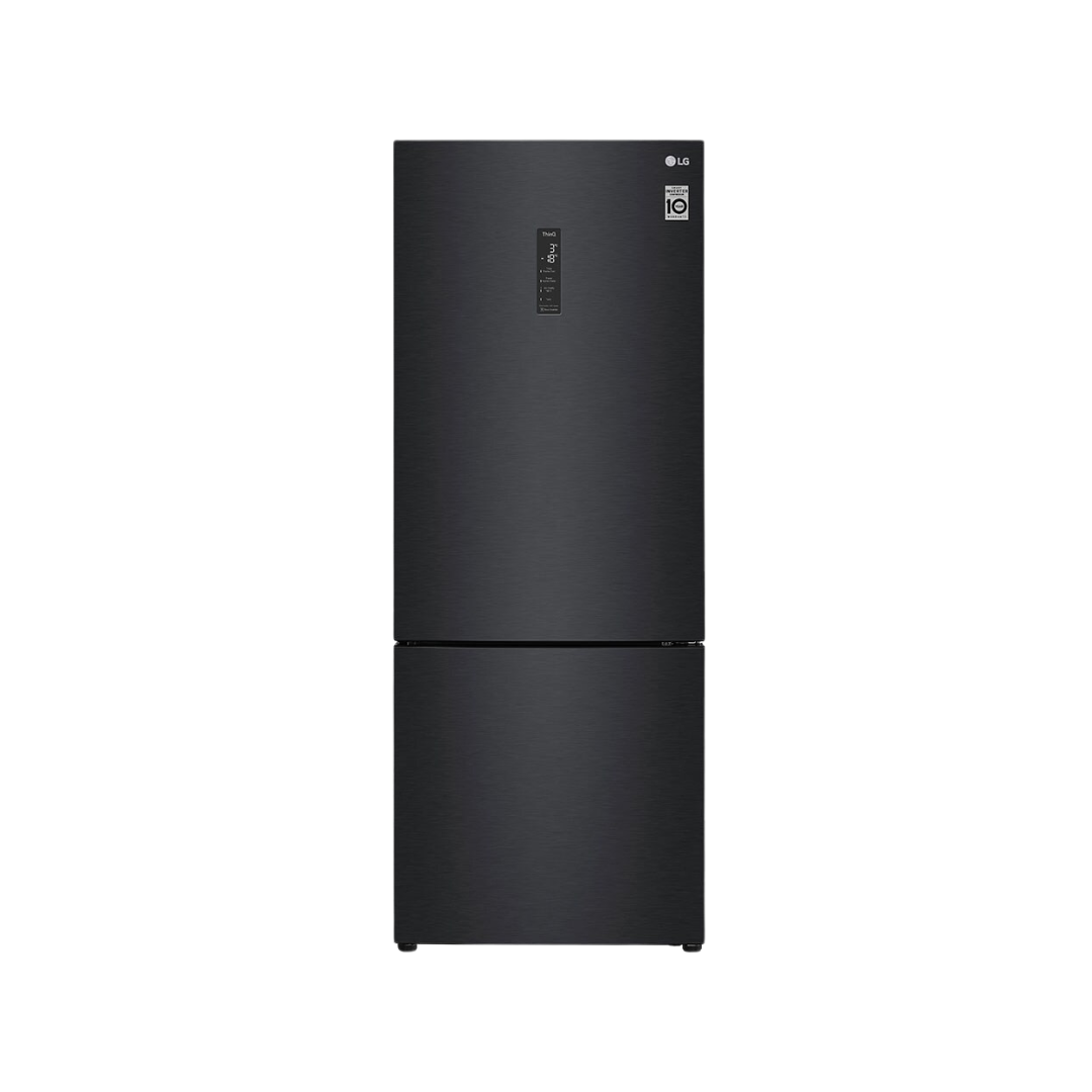 LG Fridge, 462L, 2 Door Bottom Mount Freezer No Frost (Frost Free), Black