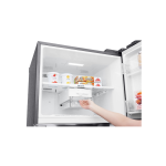 LG Fridge, 438L, 2 Door Top Mount Freezer No Frost (Frost Free), With Water Dispenser, Silver