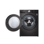 LG Washing Machine, 12Kg, Full Auto Front Load Wash Only, Matte Black