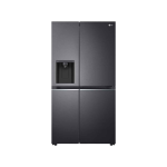 LG Fridge, 635L, 2 Door Side By Side No Frost (Frost Free), Matte Black