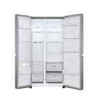 LG Fridge, 649L, 2 Door Side By Side No Frost (Frost Free), Silver