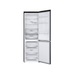 LG Fridge, 341L, 2 Door Bottom Mount Freezer No Frost (Frost Free), Matte Black Steel