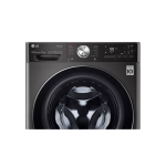 LG Washing Machine, 12Kg, Full Auto Front Load Wash Only, Matte Black