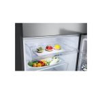 LG Fridge 395L, 2 Door Top Mount Freezer No Frost (Frost Free), Black Steel