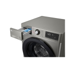 LG Washing Machine, 8kg, Full Auto Front Load Wash Only,VCM Grey