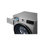 LG Washing Machine, 9kg, Full Auto Front Load Wash Only, VCM Grey