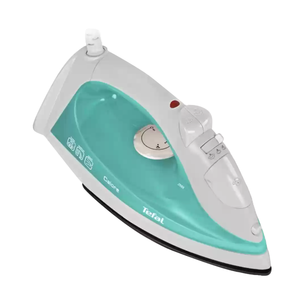 TEFAL Steam Iron, Non-stick Soleplate, White & Caicos/Sky