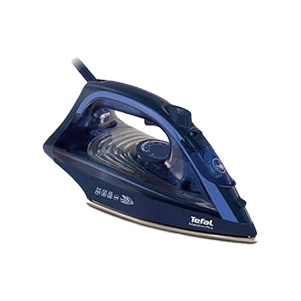 TEFAL Steam Iron, Non-stick Soleplate, Dress Blue & Premium Silver