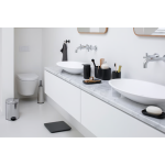 BRABANTIA Renew Toilet Accessory Set Of 3 Brilliant Steel