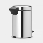 BRABANTIA Pedal Bin New Icon, 3L Brilliant Steel