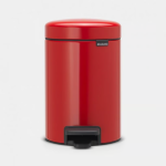 BRABANTIA Pedal Bin New Icon, 3L Passion Red