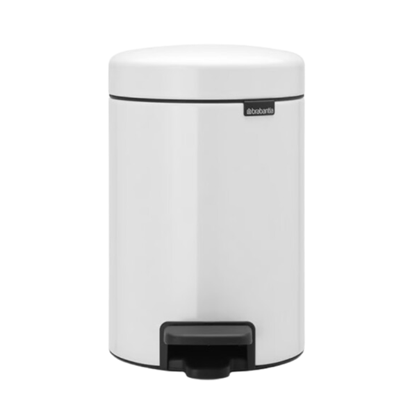 BRABANTIA Pedal Bin New Icon, 3L White