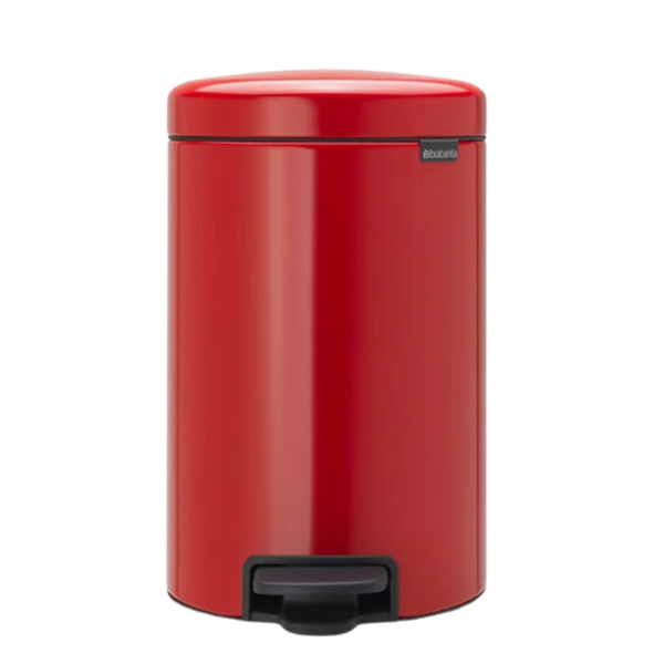 BRABANTIA Pedal Bin New Icon, 12L Passion Red