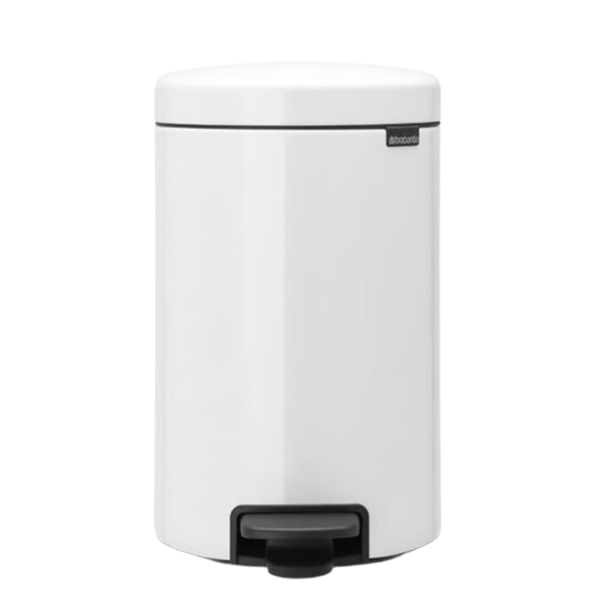 BRABANTIA Pedal Bin New Icon, 12L White