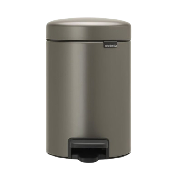 BRABANTIA Pedal Bin New Icon, 3L Platinum