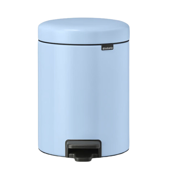 BRABANTIA Pedal Bin New Icon, 5L Dreamy Blue