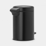 BRABANTIA Pedal Bin New Icon, 3L Matt Black